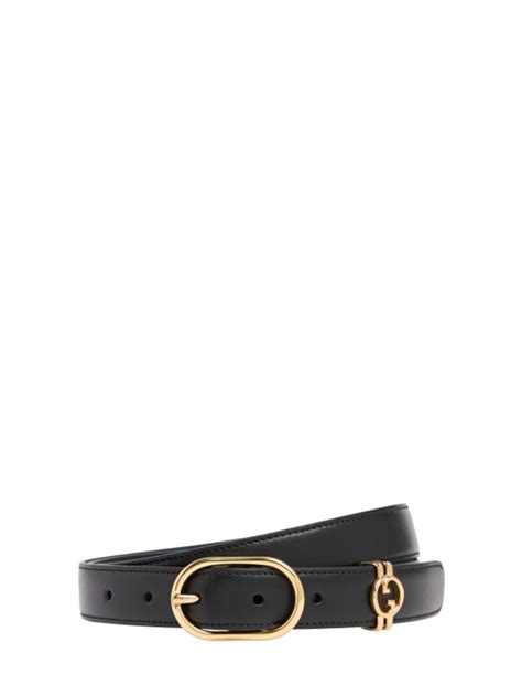 luisaviaroma gucci belt|25mm round interlocking g leather belt .